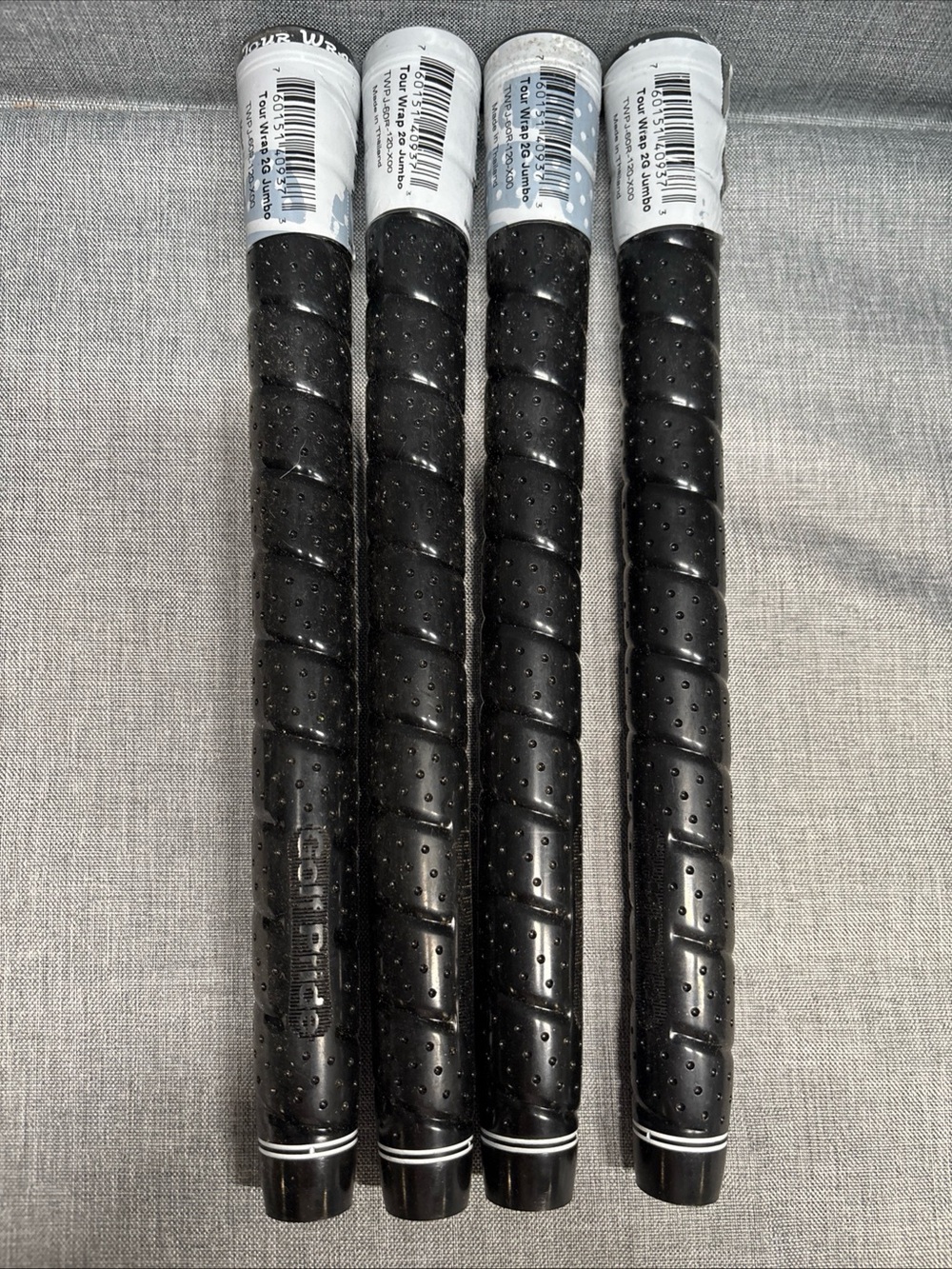 4-Golf Pride  Tour Wrap 2G Jumbo Golf Grips -Black